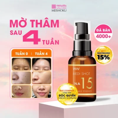 Tinh chất Niacinamide giảm nhăn chuyên sâu Meishoku Medi Shot Na15
